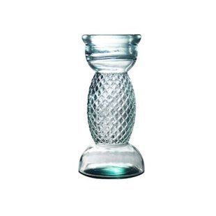 Подсвечник с переработанного стекла DIAMANTE 28х14 см прозрачный 4773 VIDRIOS SAN MIGUEL