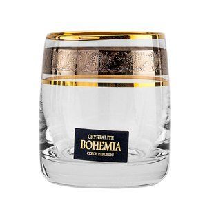 Рюмки для водки 6 шт. Ideal 60 мл прозрачный/золотой 7516 BOHEMIA