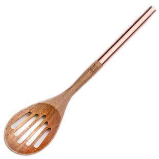 GIPFEL Ложка з прорізами FLORIAN 30см. Матеріал: нерж.сталь, дерево (акація) дерев'яний 2192 GIPFEL