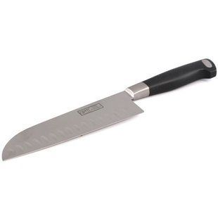 GIPFEL Ніж кухарський японський з виточками PROFESSIONAL LINE 18 см (вуглецева сталь) металевий 6772 GIPFEL
