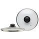 Крышка с чёрной ручкой Coperchi 28 см прозрачный COPECOVET28P PIARDI HOME